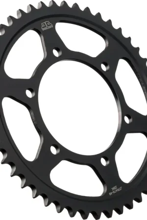 Snelle Levering JT SPROCKETS - REAR STEEL 48T BL - Sprockets - BLACK ZINC FINISH